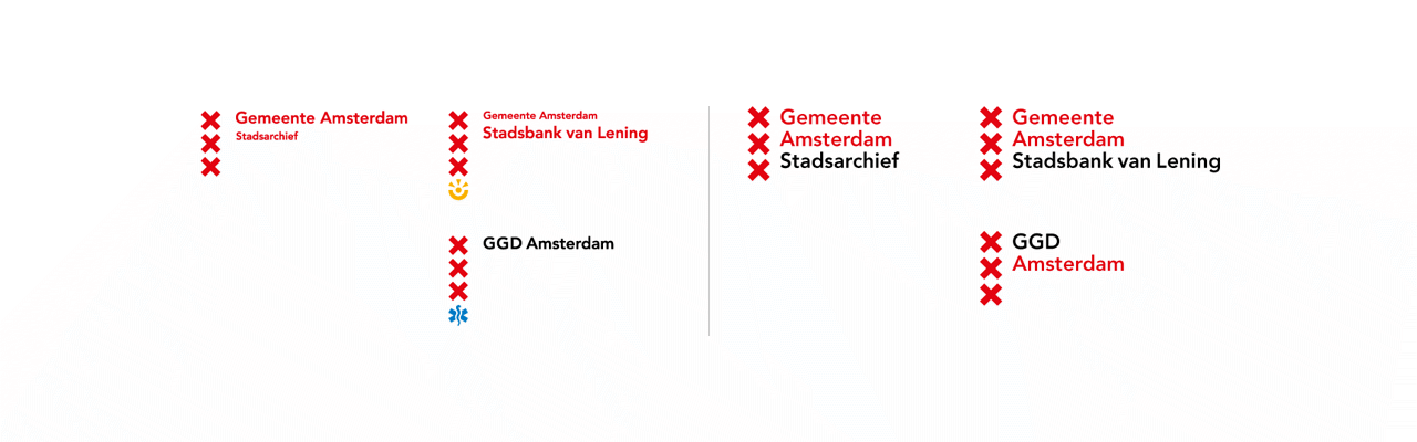 Amsterdam's identity system unifies dozens of variations created by neighborhoods and municipal entities within the city.