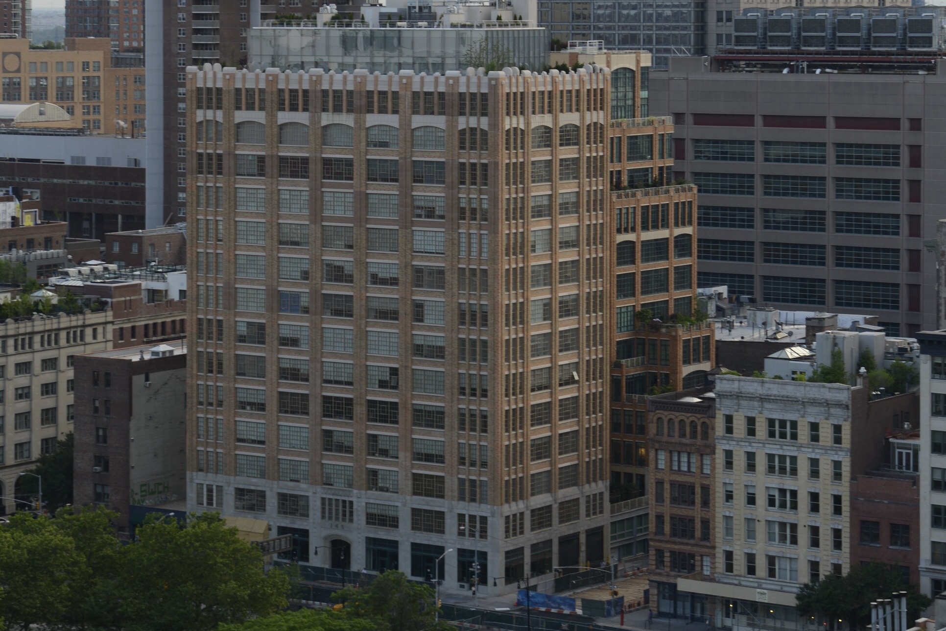 145 Hudson Street from 18th floor, 15 Thompson Street