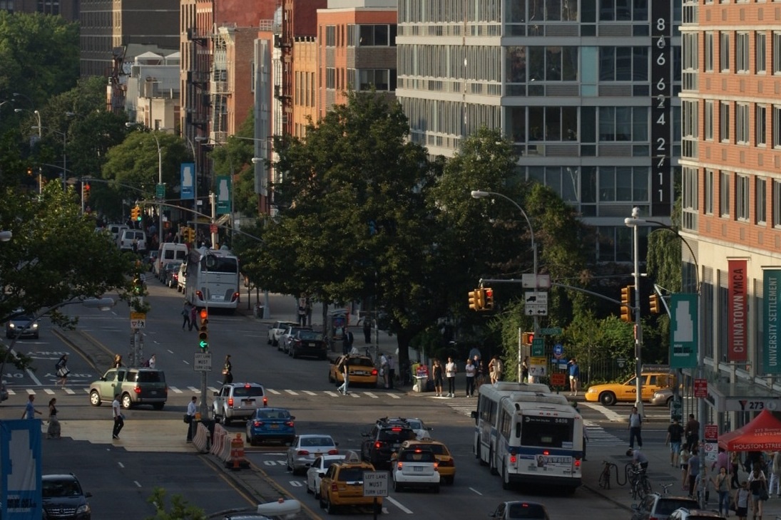 Bowery & Houston St. from rooftop, The Bowery House Hotel