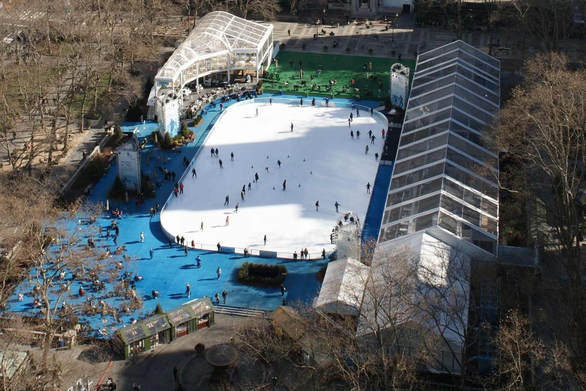 Ice Skating Rink, Bryant Park from 24th floor, 1065 Sixth Avenue