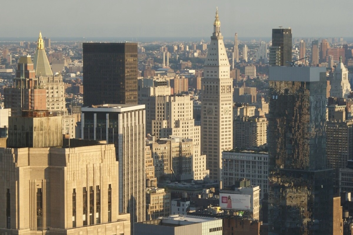 NoMad from 44th floor, New York Times Building