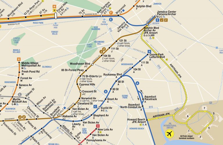 NYC Subway Map Displays AirTrain JFK; Sets Precedent for Including PATH
