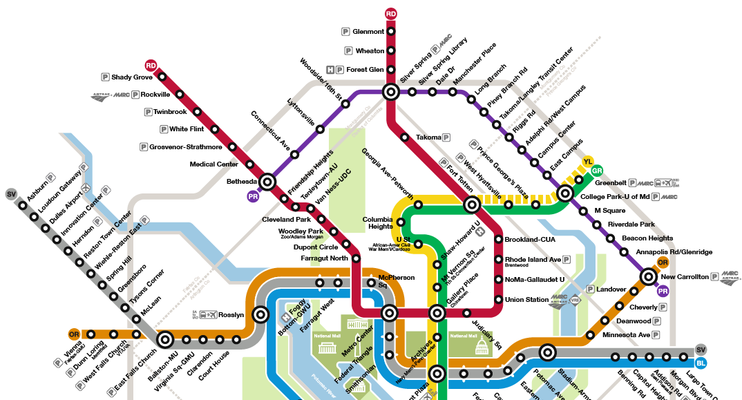 Metro Purple Line Map