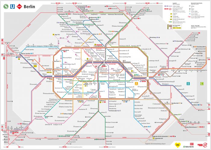 Berlin’s Two Transit Agencies Appear on a Single Subway Map - Stewart Mader