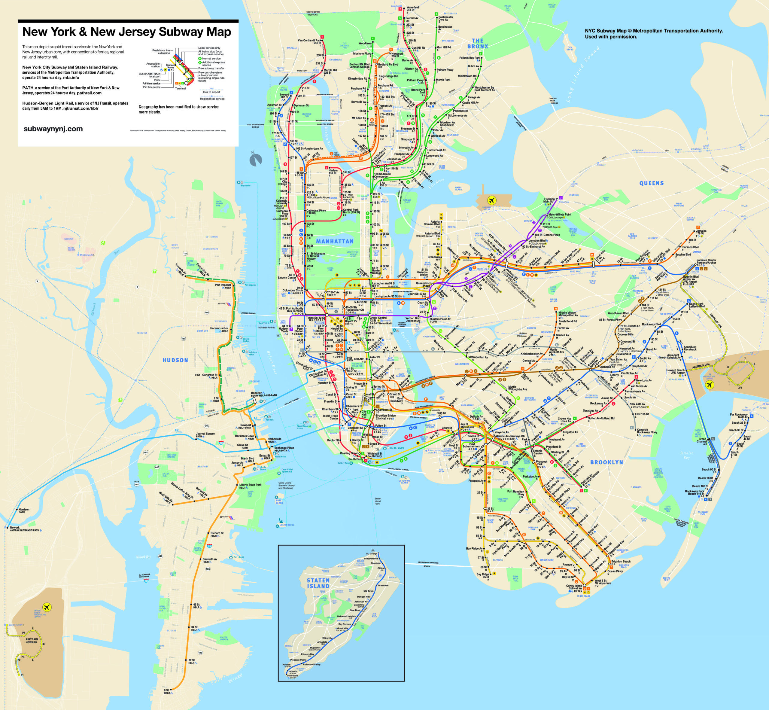 Mta Subway Map 2022   Subway NY NJ Scaled 